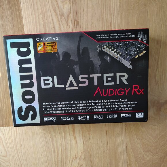 Creative SB1550 Dual Mic Input Sound Blaster Audigy Rx Sound Card - Picture 1 of 5